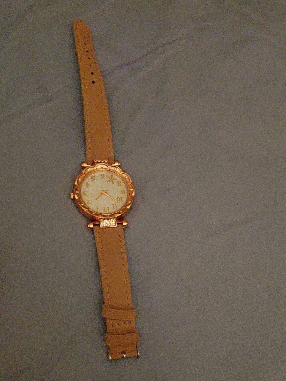 Women's Silver Bracelet Watch with Twisted Link Accent